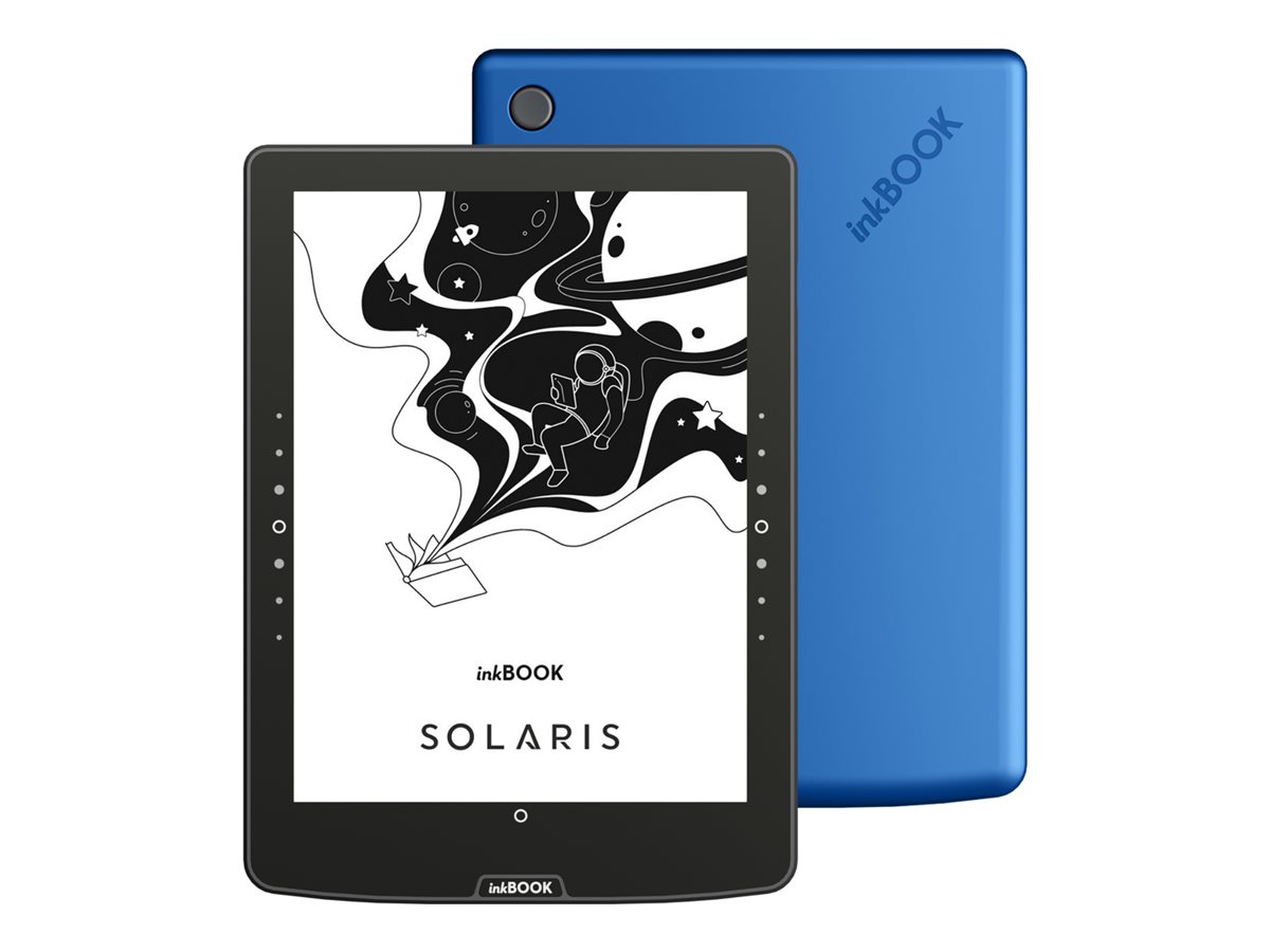 inkBOOK Solaris - eBook læser - inkBOOK OS - 32 GB - 6 monokrom E Ink Carta EPD (1024 x 758) - touch screen - Wi-Fi, Bluetooth - blå