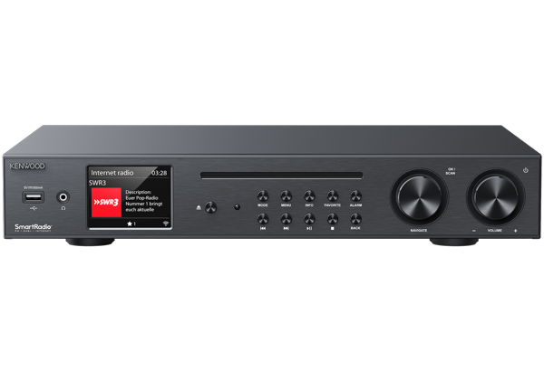 Kenwood KR-W8000SCD-B, 30 W, Stereo, 3,5 mm, RCA, Ledningsført, A2DP, AVRCP