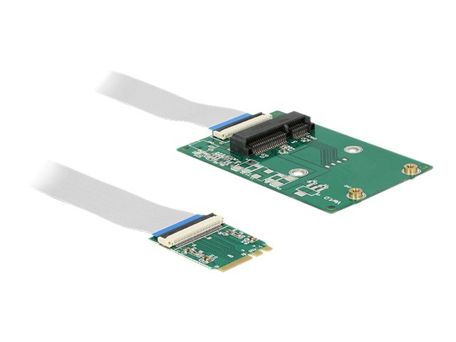 DeLOCK Converter M.2 Key A E male > 1 x Mini PCIe Slot Intern busforlænger
