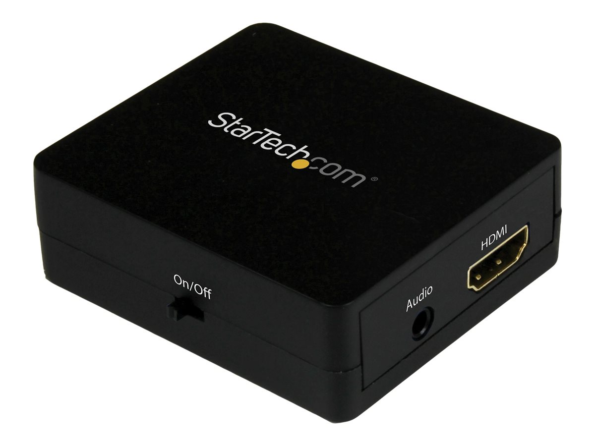 StarTech.com HDMI Audio Extractor - HDMI to 3.5mm Audio Converter - 2.1 Stereo Audio - 1080p (HD2A) HDMI audio signal-udtræk