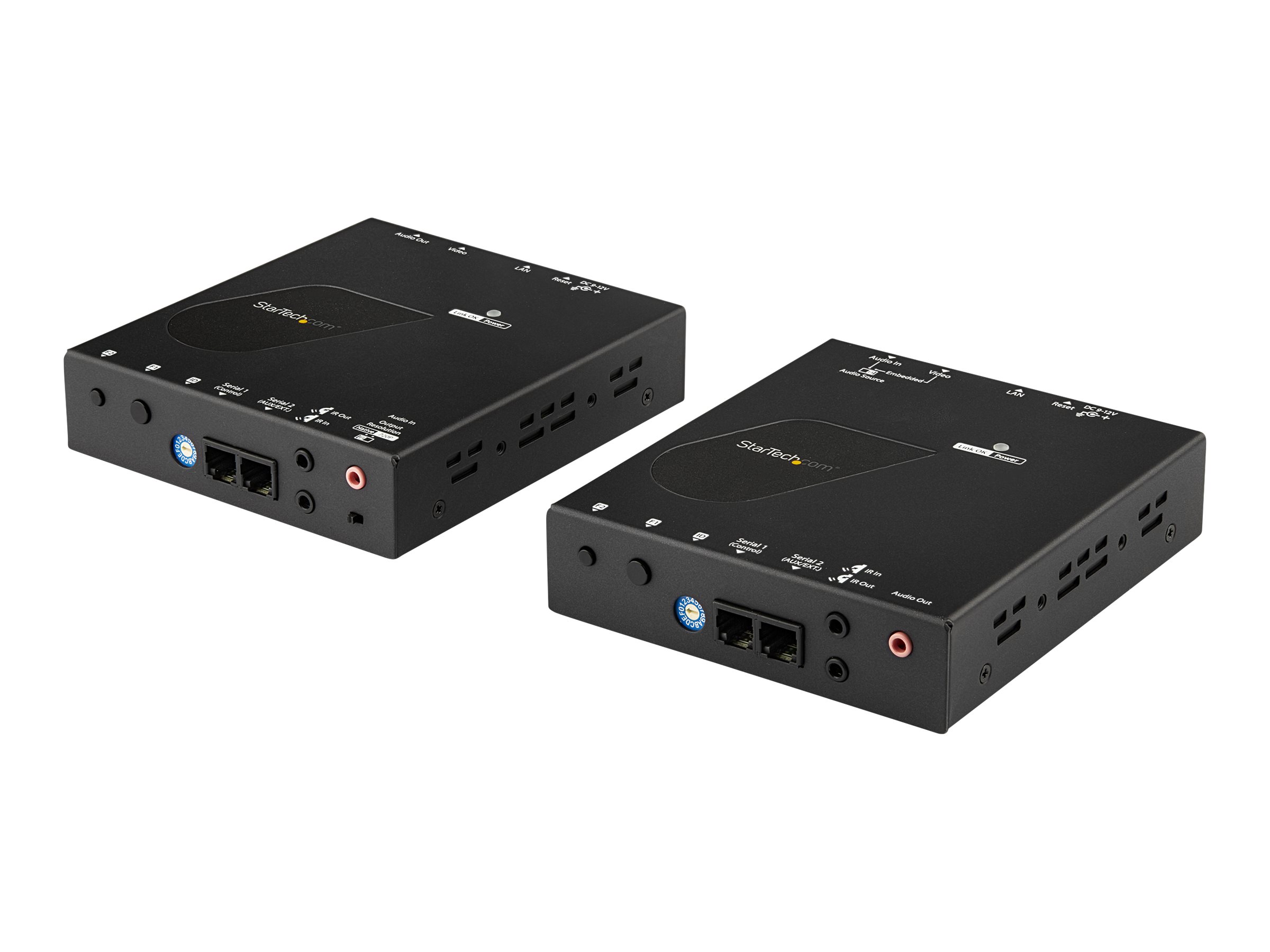 StarTech.com HDMI over IP Extender Kit Video Wall Support - 1080p - HDMI over Cat5 / Cat6 Transmitter and Receiver Kit (ST12MHDLAN2K)