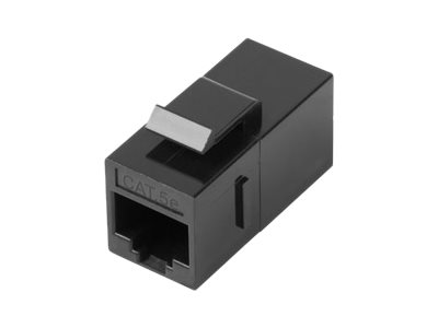 Lanberg CAT 5e Ikke afskærmet parsnoet (UTP) Keystone coupler Sort