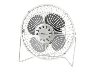 Esperanza YUGO - Køleventilator - på bord - 14 cm - USB - hvid