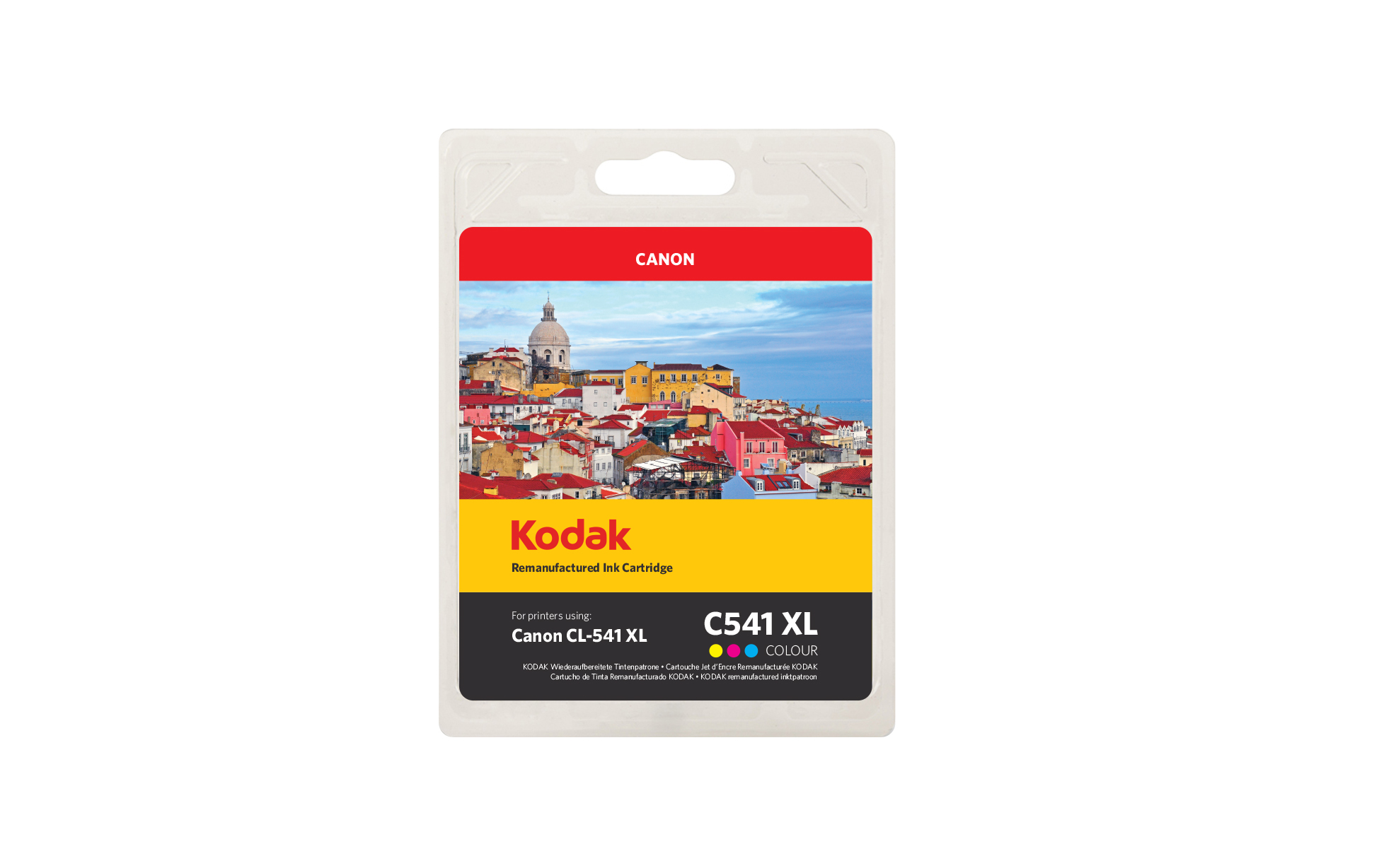 Kodak HC (CL-541XL) color (cyan, magenta, ) 15 ml - Canon (kompatibel) billede