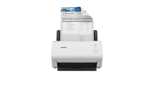 Brother ADS-4100 - Dokumentscanner - Dual CIS - Duplex - A4 - 600 dpi x 600 dpi - op til 35 ppm (mono) / op til 35 ppm (farve) - ADF (60 ark) - op til 5250 scanninger pr. dag - USB 3.0, USB 2.0 (Host)