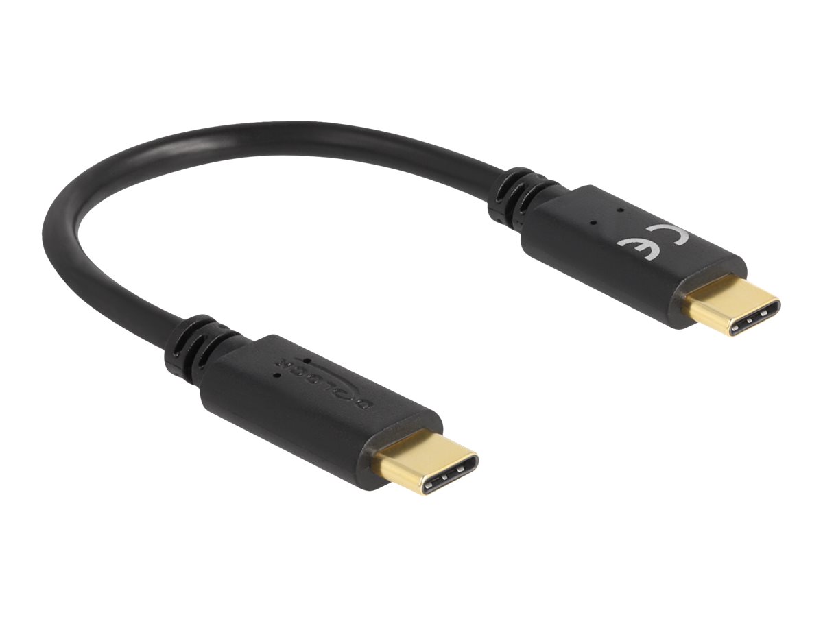 DeLOCK USB Type-C™ Charging Cable 15 cm PD 5 A with E-Marker