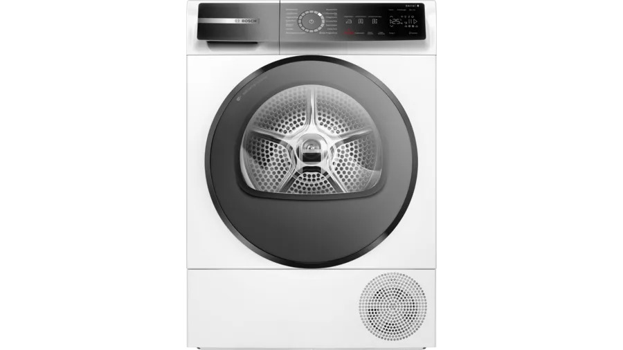 Bosch Serie 8 WQB235B40 tørretumbler Fritstående Front-læsning 8 kg Hvid