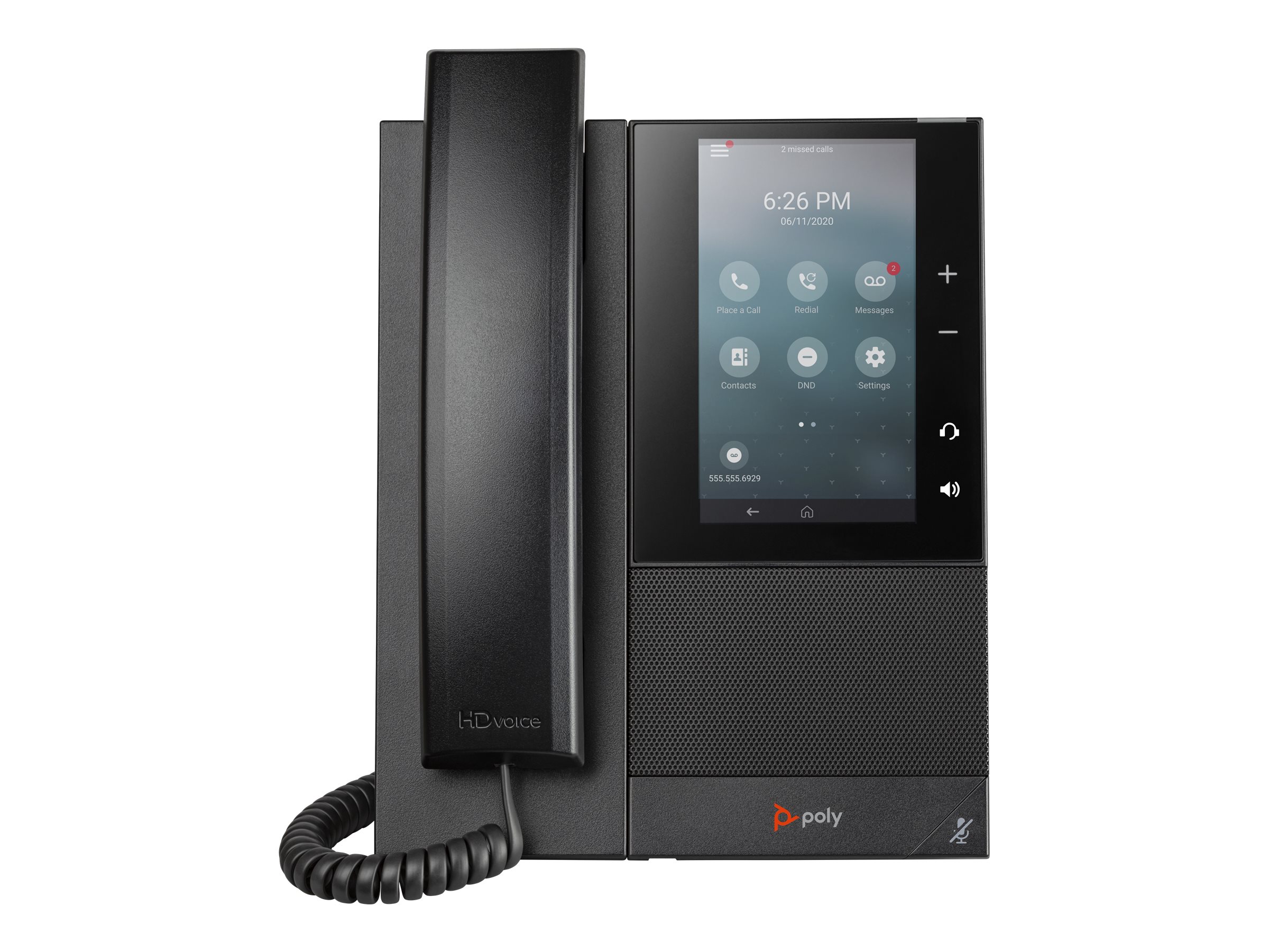 Poly CCX 505 IP-telefon - 5" touch, Teams, PoE, WiFi