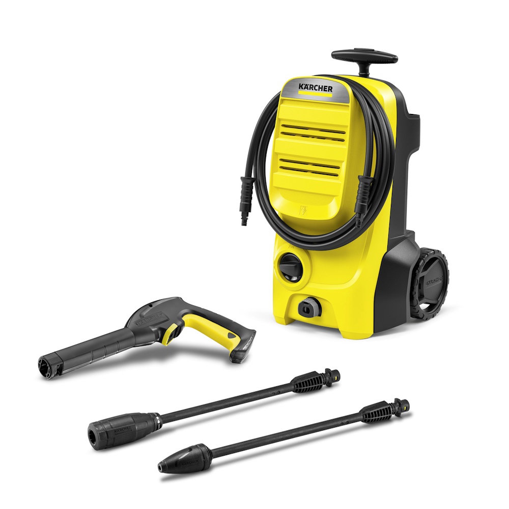 Kärcher K 4 Classic, Kompakt, Elektrisk, 6 m, 5 m, Sort, Gul, IPX5