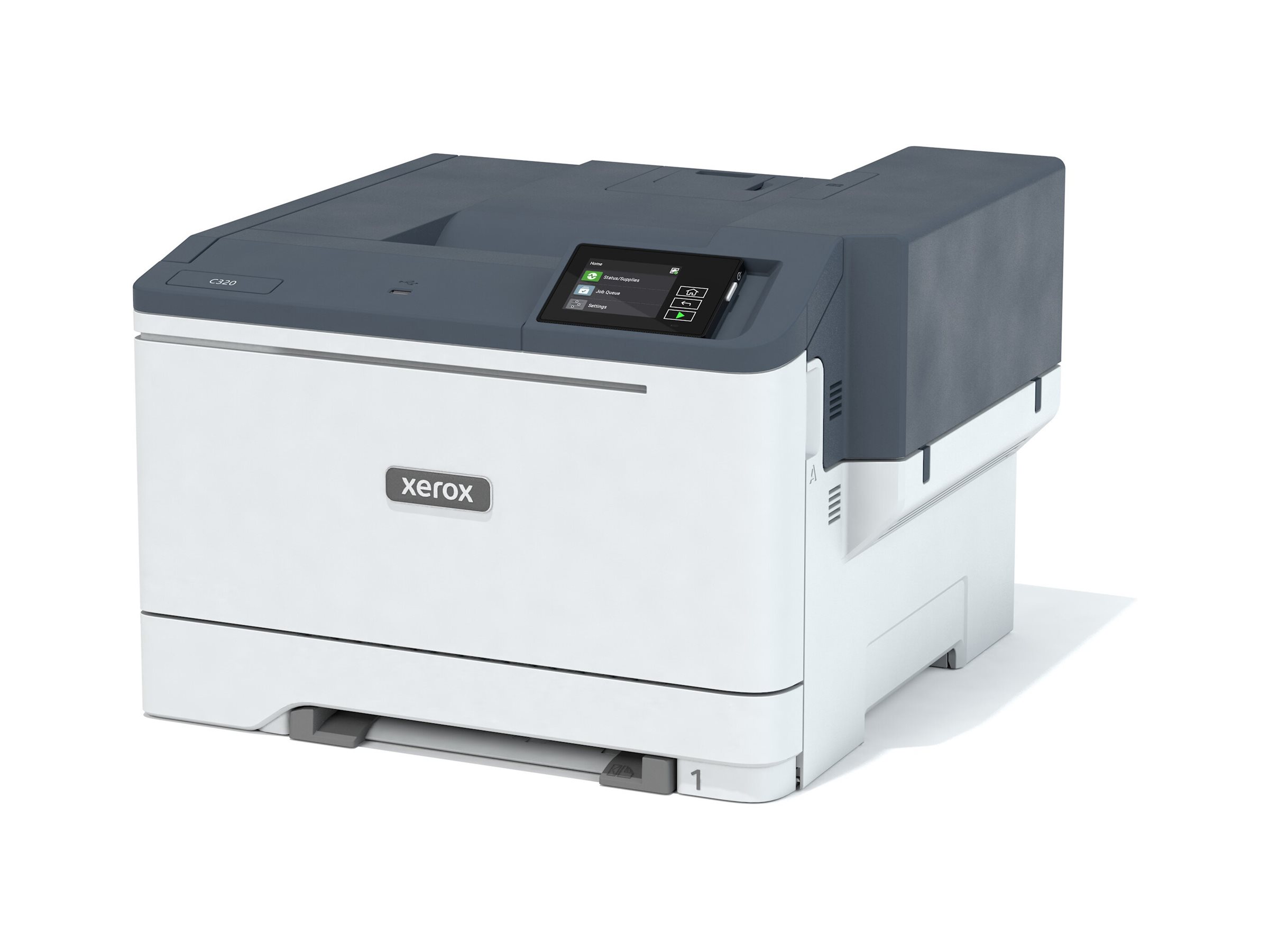 Xerox C320V/DNI - Printer - farve - Duplex - laser - A4/Legal - 1200 x 1200 dpi - op til 33 spm (mono) / op til 33 spm (farve) - kapacitet: 250 ark -