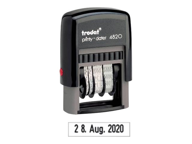 Trodat Printy 4820 Stempel 27 mm bredde Sort