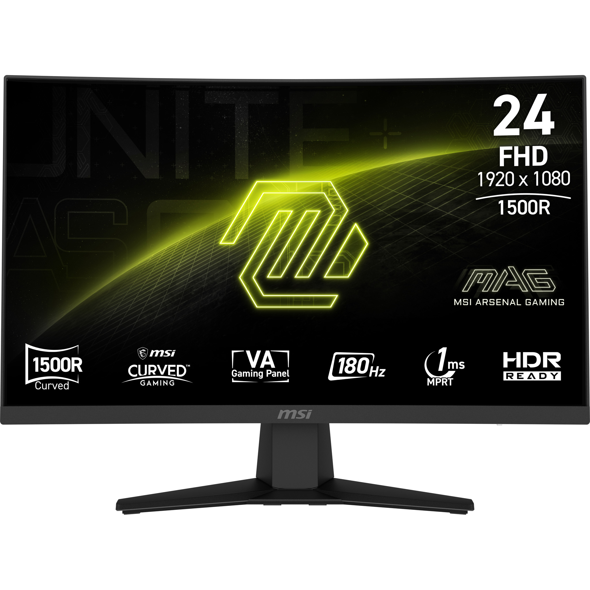MSI MAG 244C 23.6" VA 1920 x 1080 (Full HD) HDMI DisplayPort 180 Hz