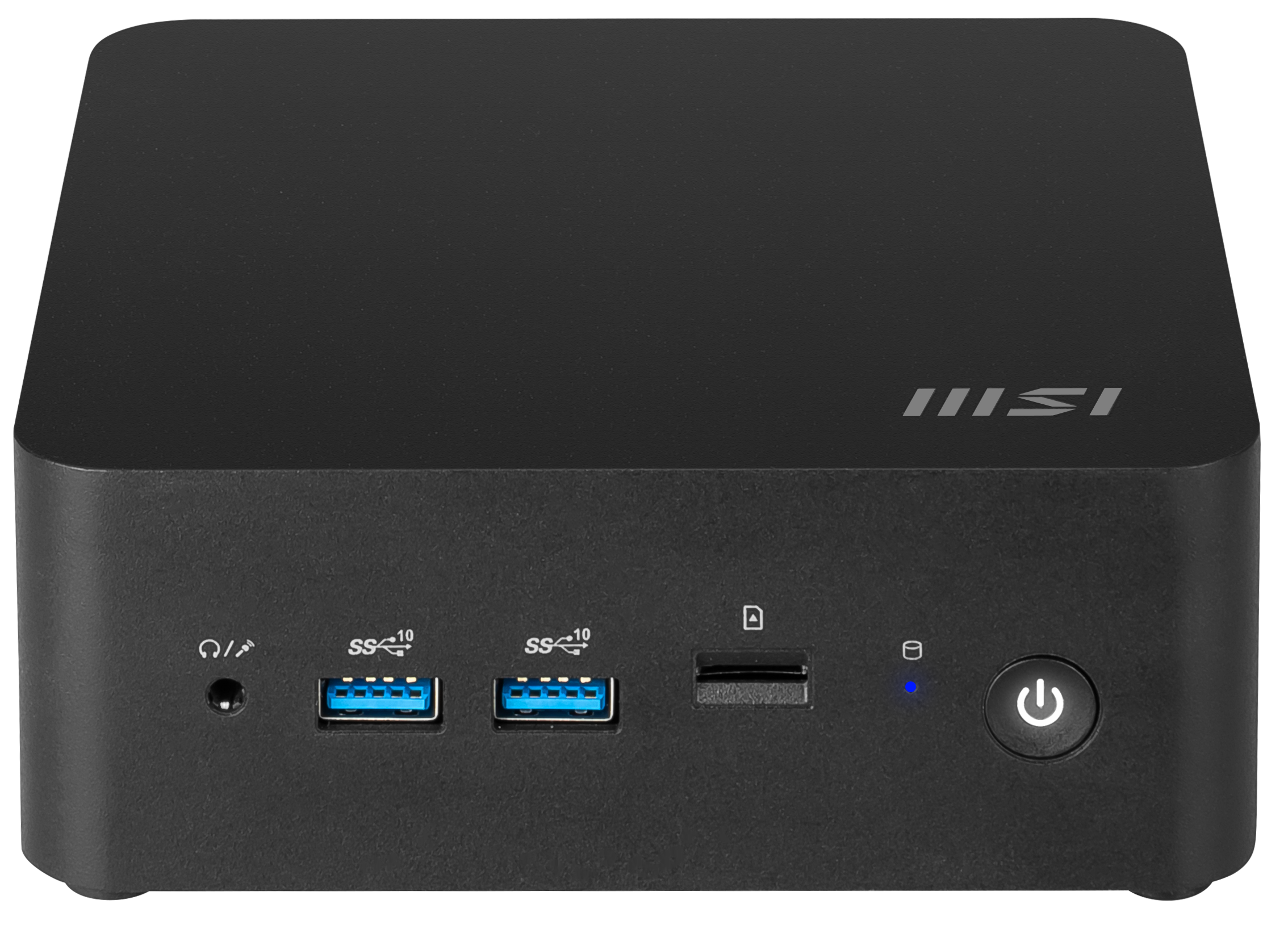 MSI Cubi NUC 1MG 237BEU - Barebone - mini PC FCBGA1744 Socket - 1 x Core 7 150U / op til 5.4 GHz - RAM 0 GB - Intel Graphics - Gigabit Ethernet, 2.5 Gigabit Ethernet, Bluetooth 5.3, IEEE 802.11ax (Wi-Fi 6E) - sort