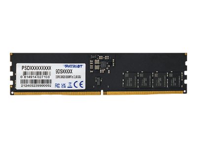 Patriot Signature Series DDR5 SDRAM 32GB On-die ECC DIMM 288-PIN