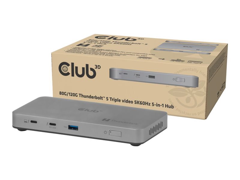 Club 3D - Dockingstation - Thunderbolt 5 - 180 Watt