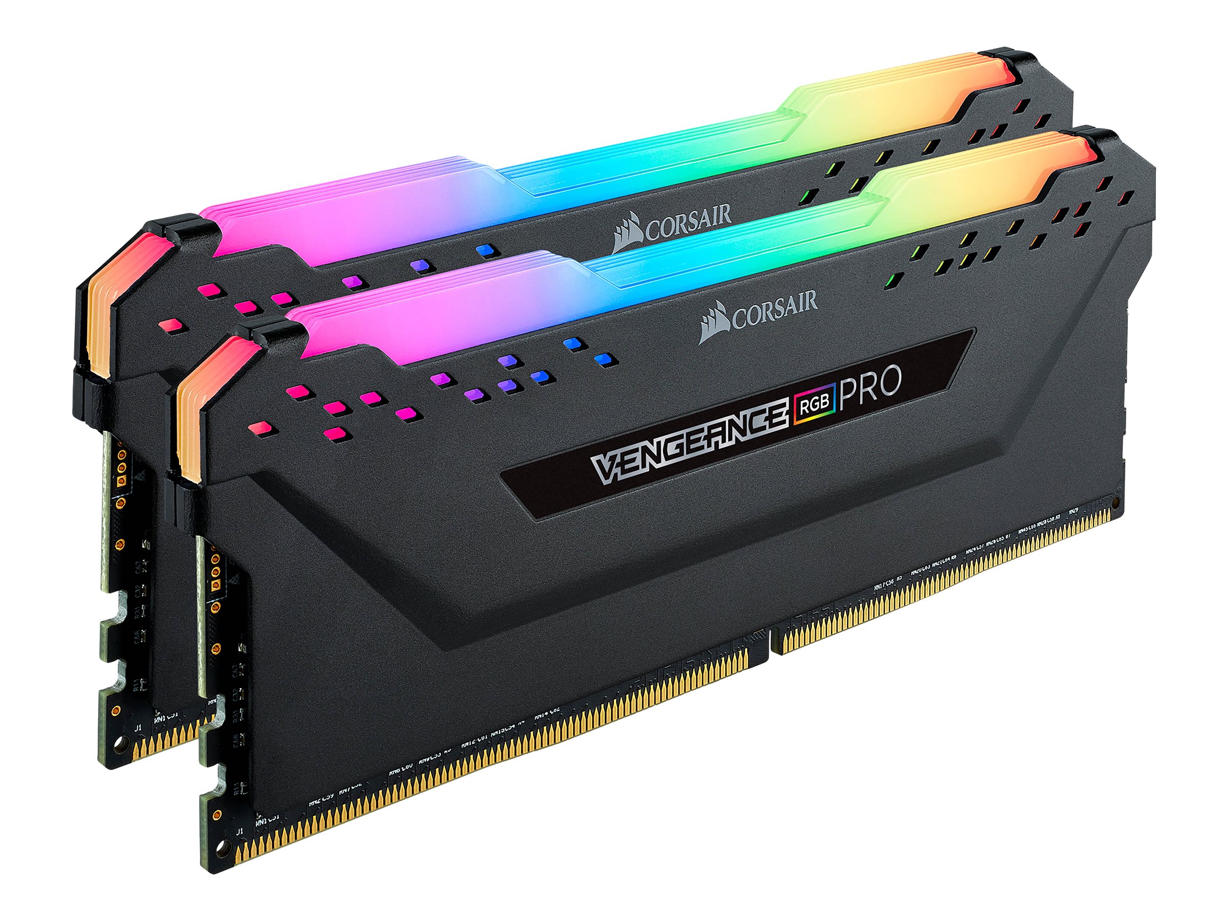 Corsair Vengeance RGB PRO DDR4-2933 - 32GB - CL16 - Dual Channel (2 pcs) - Intel XMP - Sort med RGB