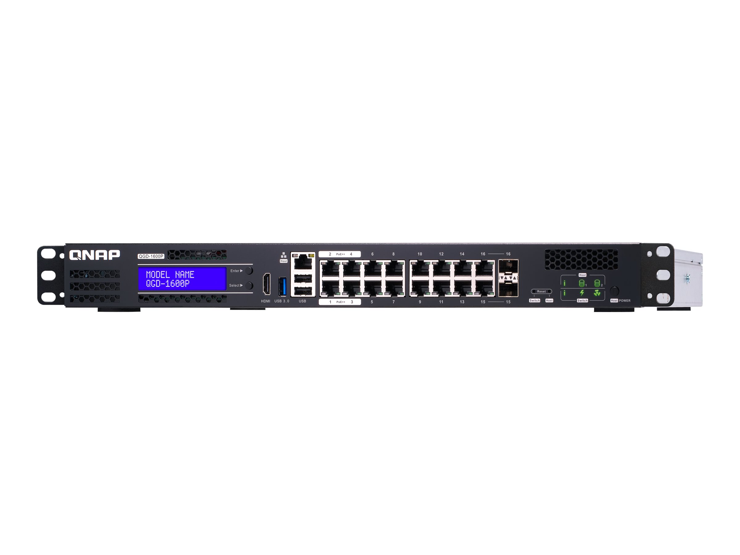 QNAP QGD-1600P Switch 16-porte Gigabit PoE++