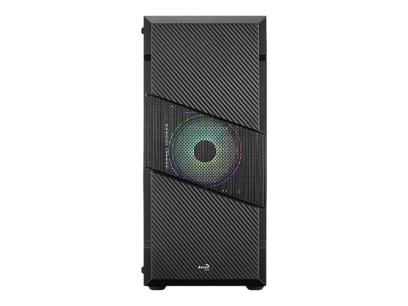 AeroCool Menace Saturn RGB - Kabinet - Tower - Sort