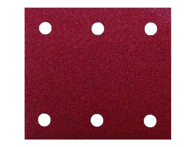 Makita - Sandpapirsark - for træ, metal, stå, malet træ - 10 stykker - rektangulær - kornstørrelse: P100 - 102 mm x 114 mm