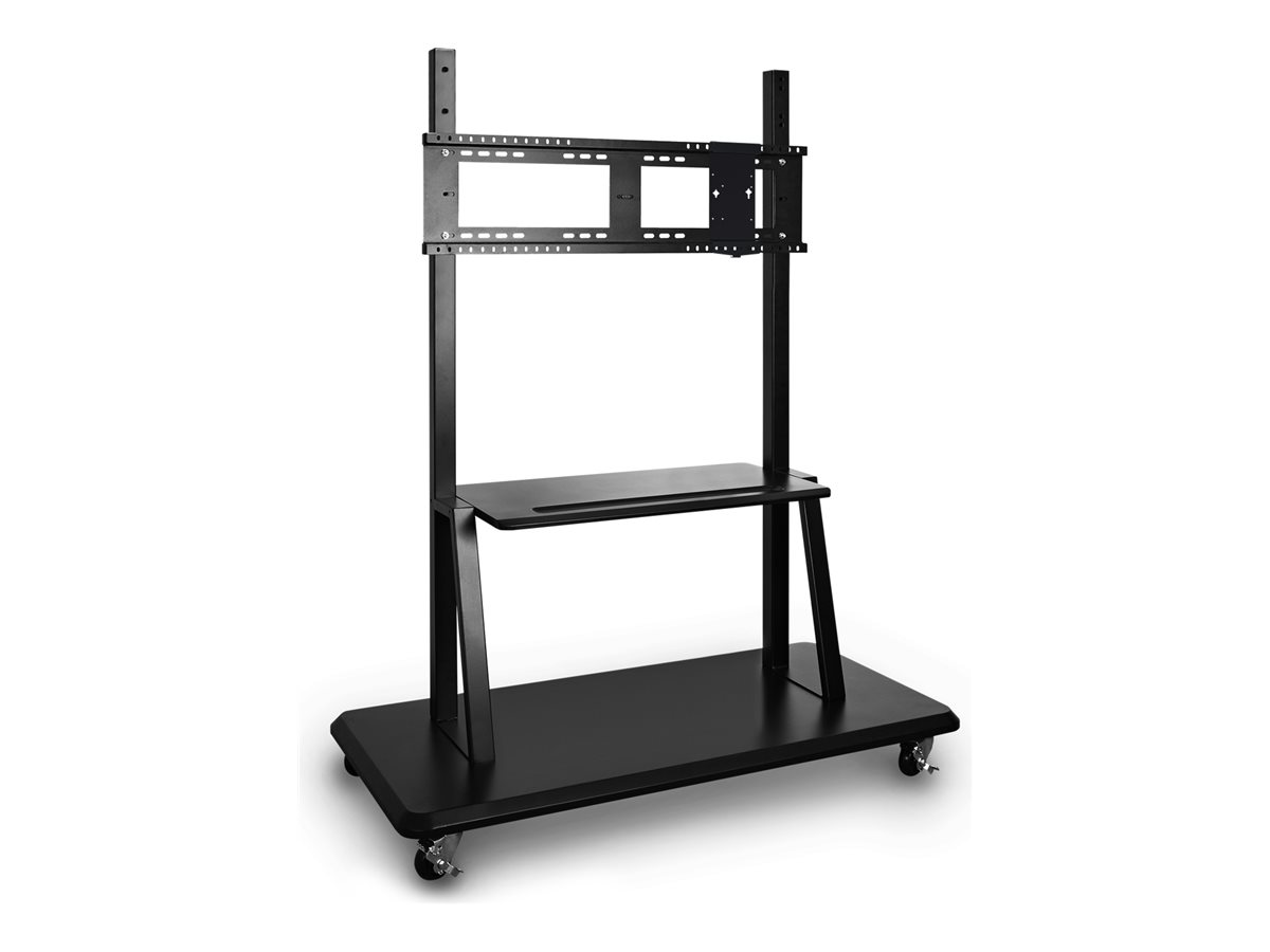 ViewSonic VB-STND-001-2C cart - for interactive flat panel / LCD display - rolling trolley stand - Maks 150 kg - Maks størrelse 98"