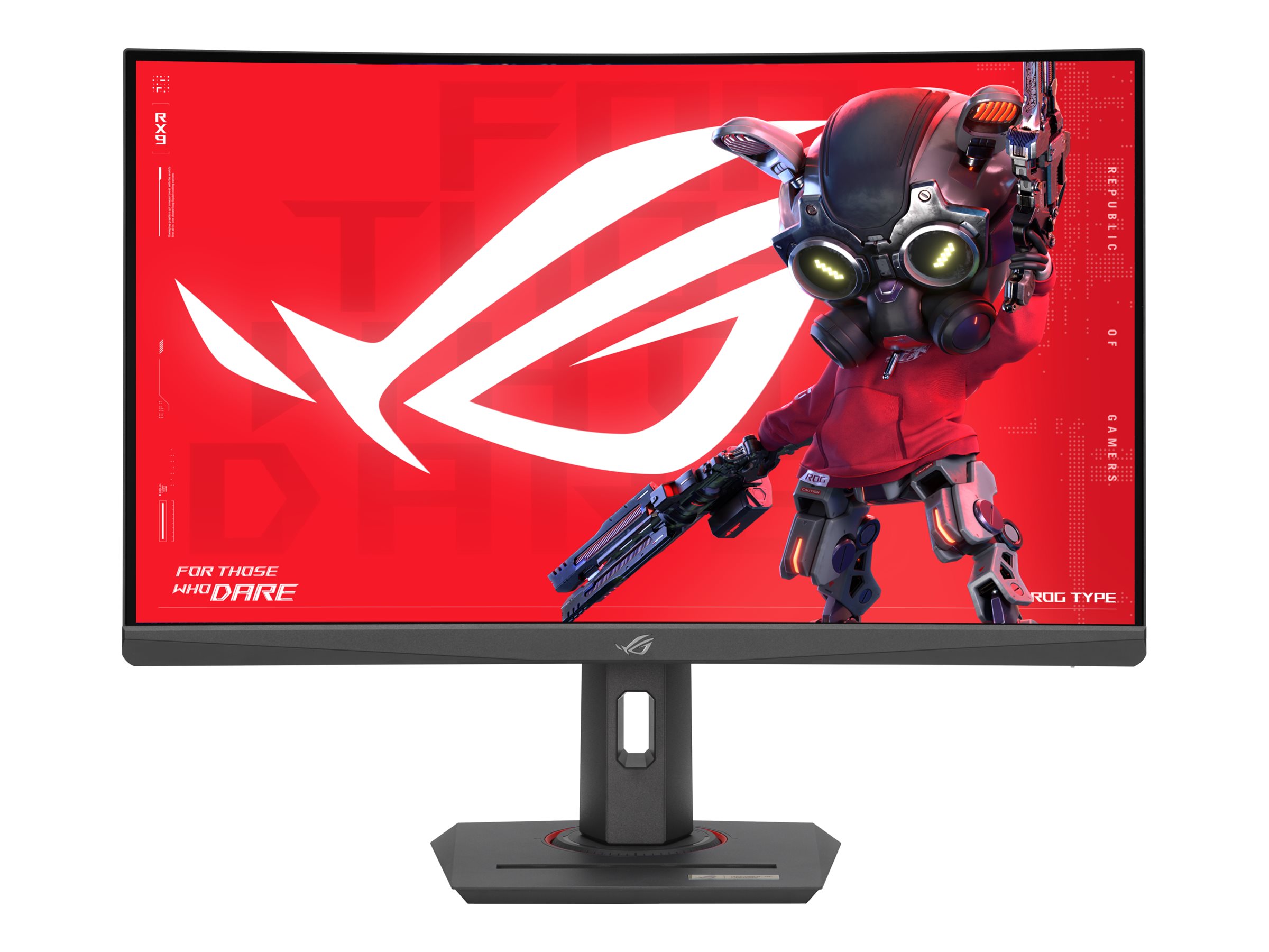 ASUS ROG Strix XG27WCS - LCD-skærm - gaming - kurvet - 27 - 2560 x 1440 2K @ 180 Hz - Rapid VA - 400 cd/m² - 3000:1 - DisplayHDR 400 - 1 ms - HDMI, DisplayPort, USB-C - sort