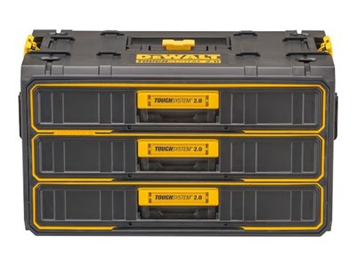 DeWALT TOUGHSYSTEM 2.0 - Værktøjskasse - 3 skuffer - ABS plastic