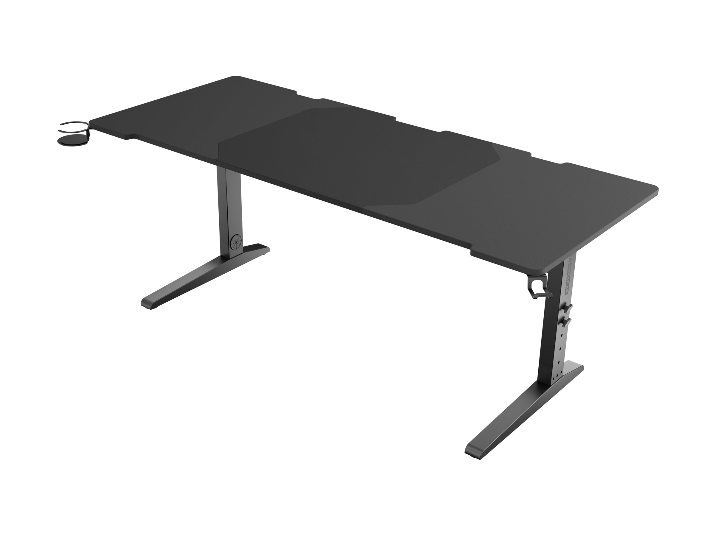 Genesis Holm Modular - desk - rectangular - anthracite black Gamer Bord