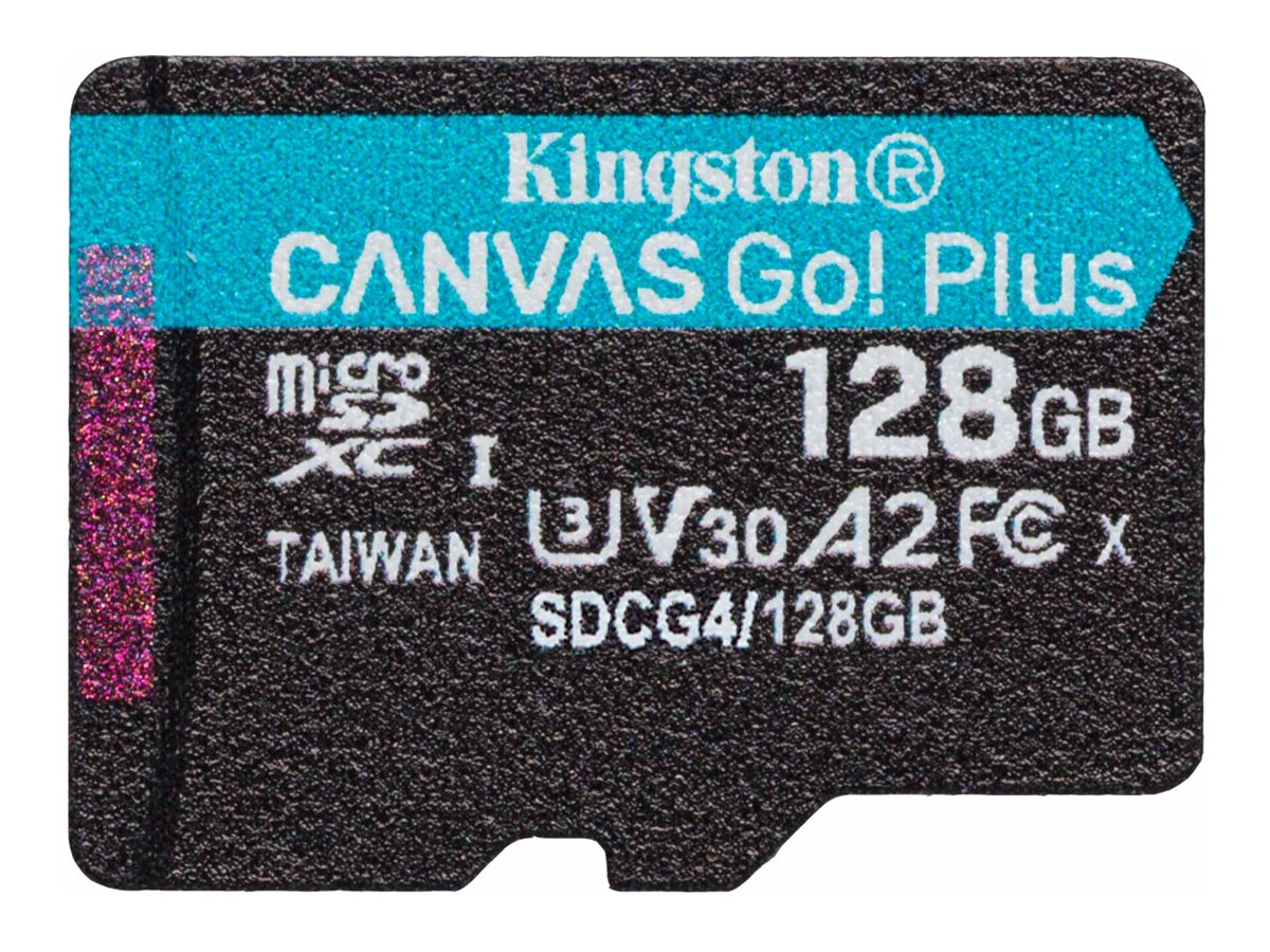 Kingston Canvas Go! Plus microSDXC UHS-I Memory Card 128GB 200MB/s