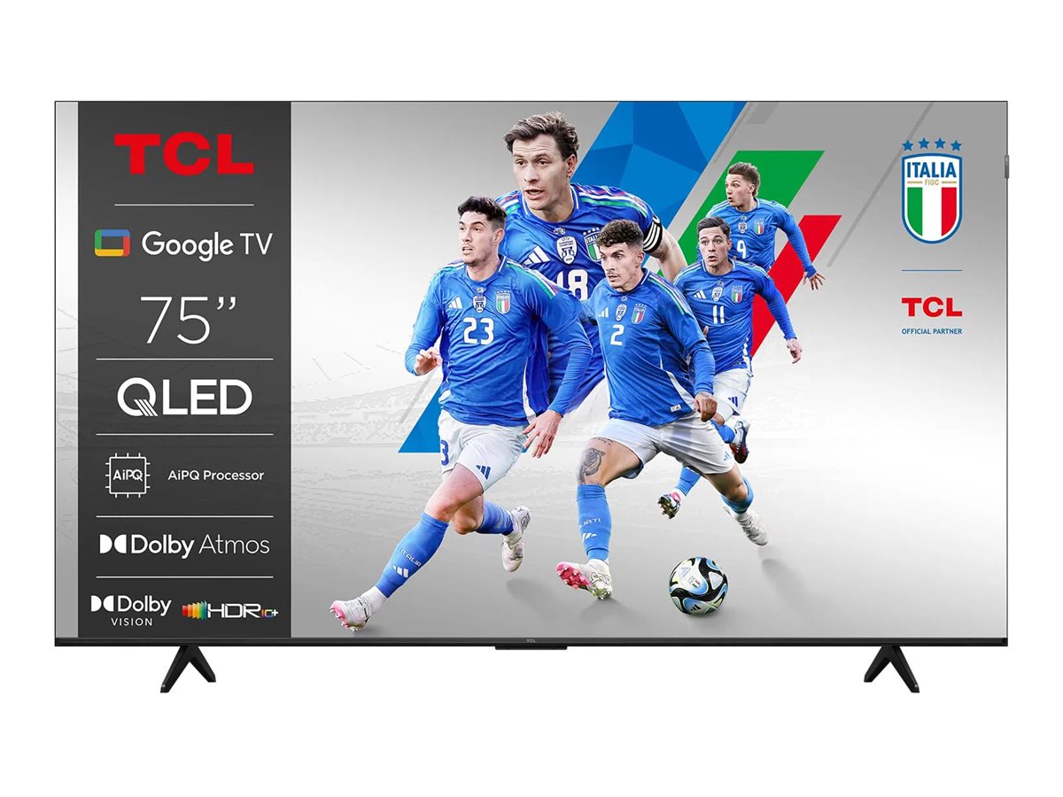 TCL 65P79K - 65 Diagonal klasse (64.5 til at se) - P79K Series LED-bagbelyst LCD TV - QLED - Smart TV - Google TV - 4K UHD (2160p) 3840 x 2160 - HDR - Quantum Dot Pro - børstet metal