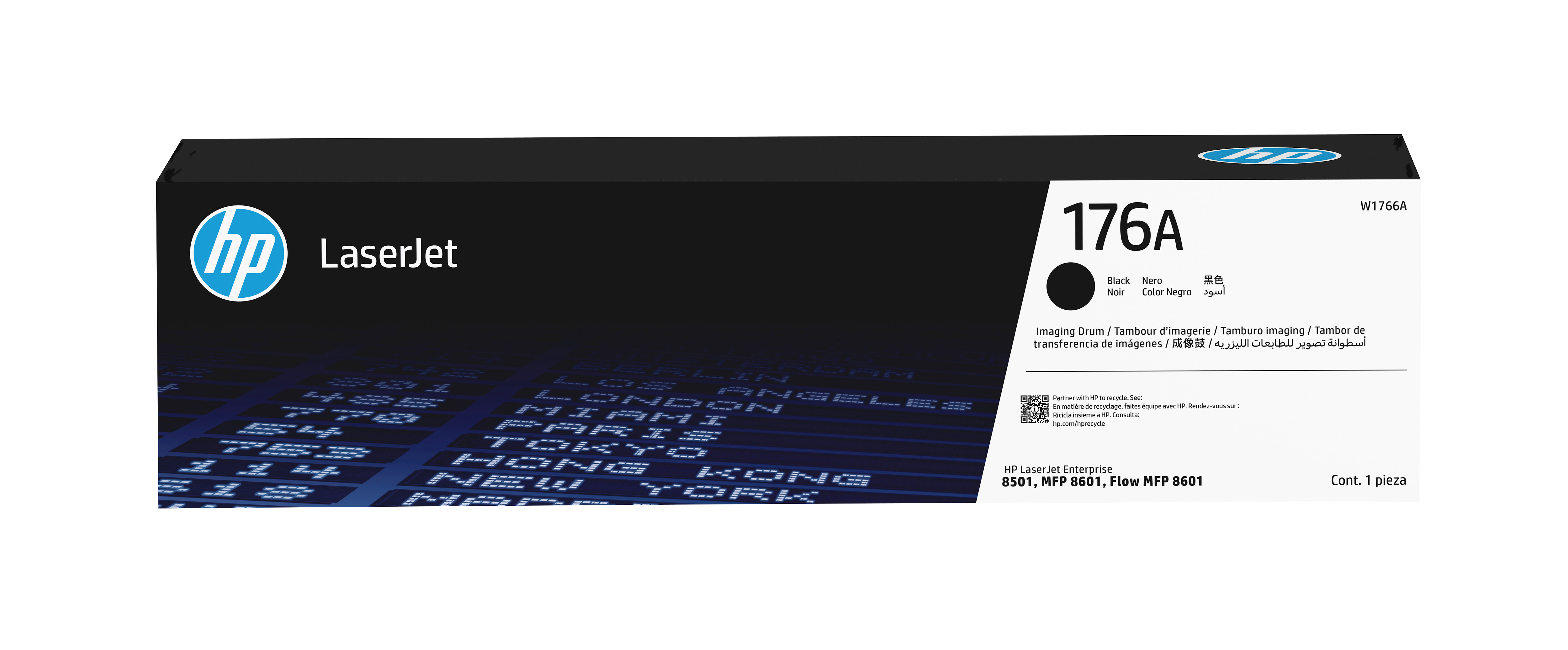 HP 176A Sort 600000 sider Tromlekit