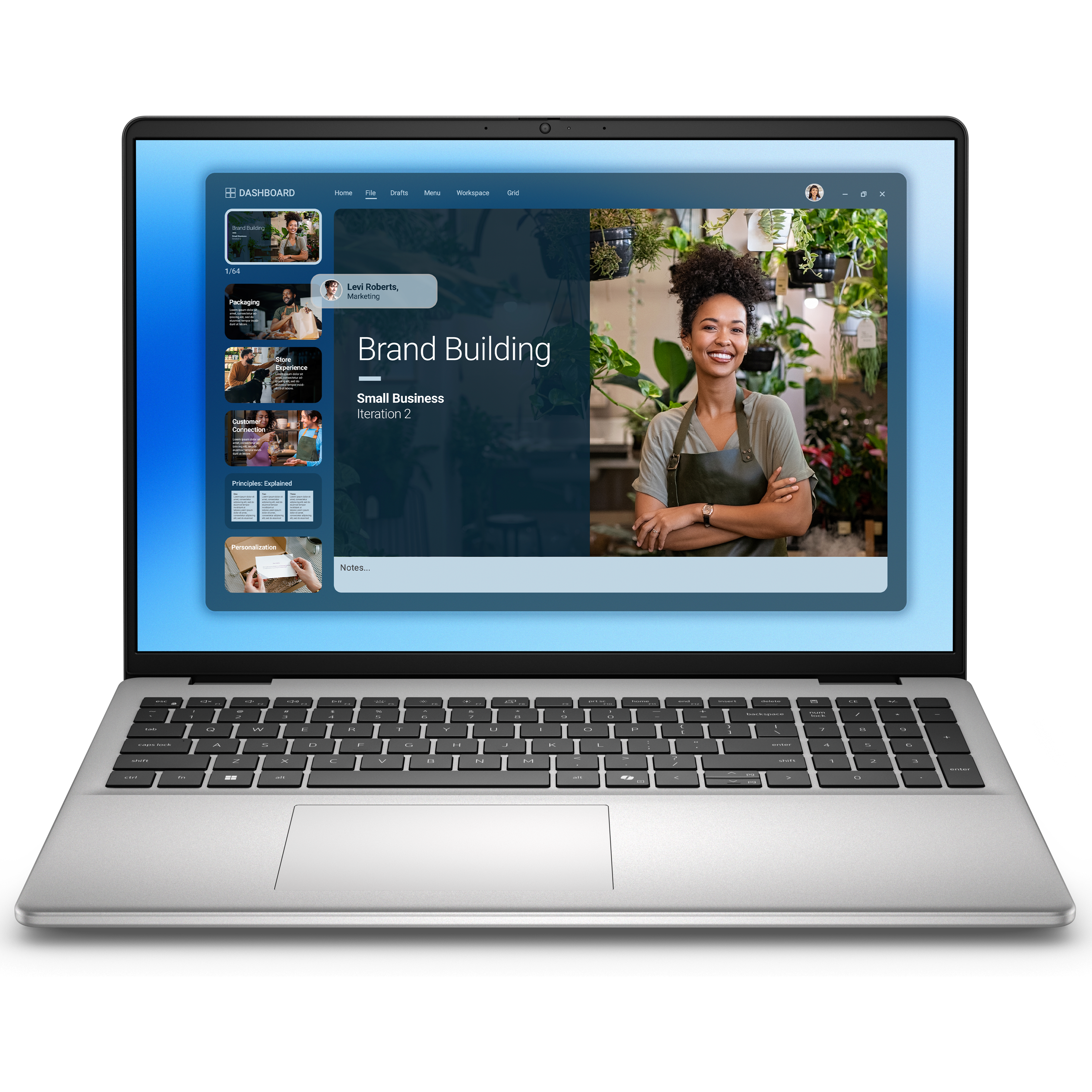 Dell 16 DC16251 16" 1920 x 1200 (WUXGA) 150U 32GB 1TB Intel Graphics Windows 11 Pro