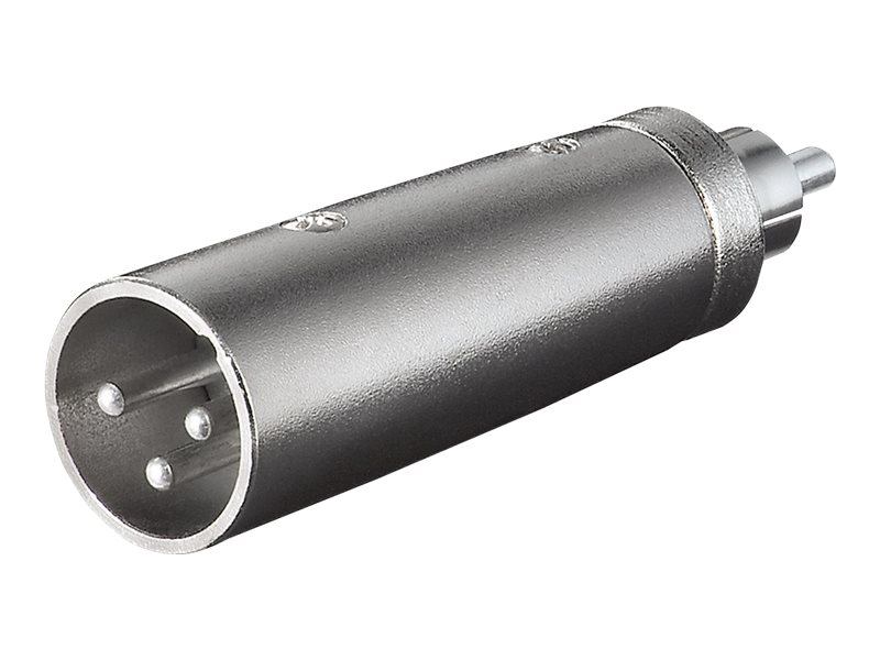 XLR adapter - XLR 3P han til RCA(Phono) han