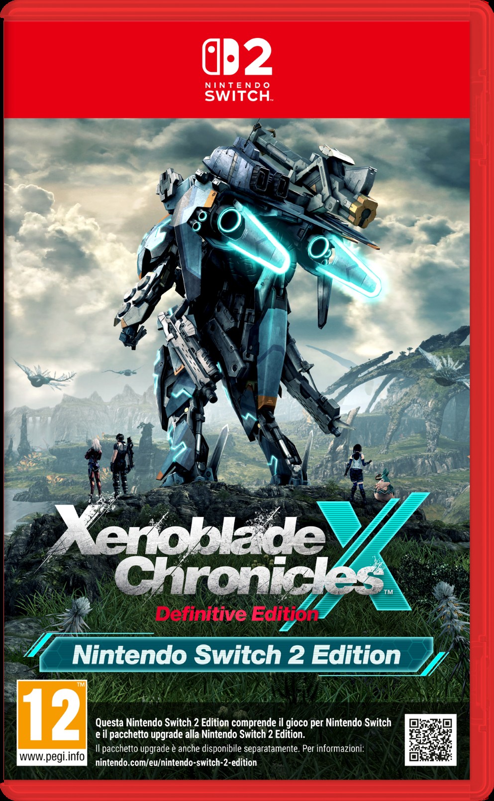 Nintendo Xenoblade Chronicles X: Definitive Edition ( Switch 2) Endelig Tysk, Engelsk, Spansk, Fransk, Italiensk, Japansk, Koreansk Nintendo Switch 2 billede