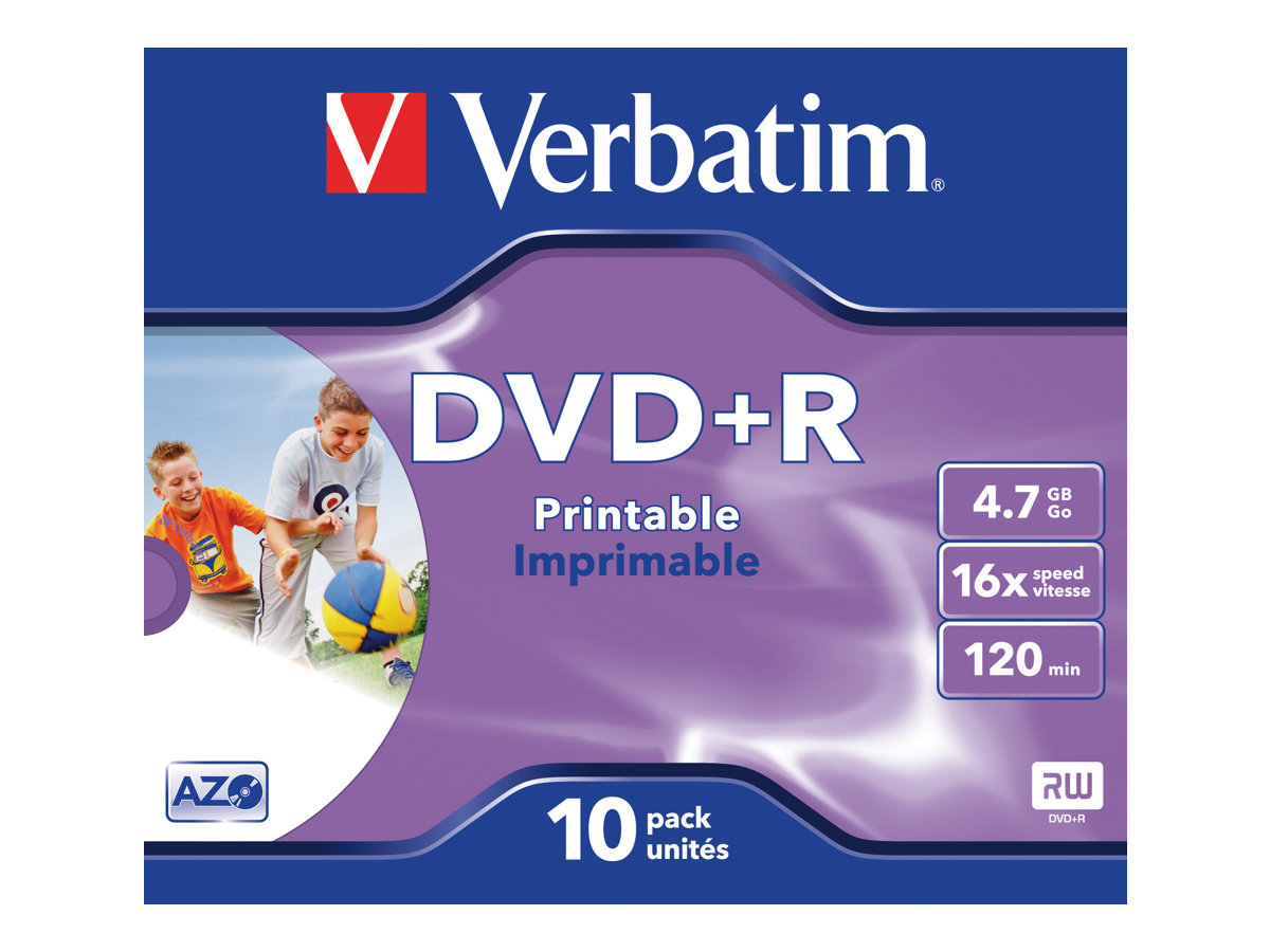 Verbatim DataLife 10x DVD+R 4.7GB