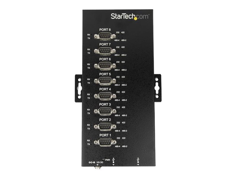 StarTech.com 8-Port Industrial USB to RS-232/422/485 Serial Adapter - 15 kV ESD Protection - serial adapter