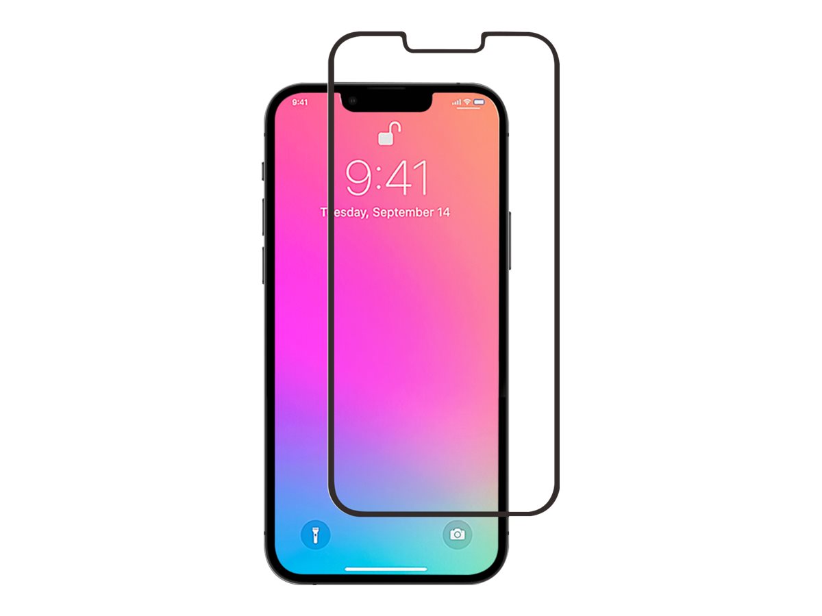 Screenor Privacy 360 Skærmbeskytter Sort Transparent Apple iPhone 13, 13 Pro
