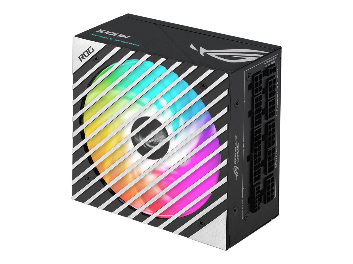 ASUS ROG Loki SFX-L 1000 Strømforsyning - 1000 Watt - 120 mm - ATX 3.1 - 80 Plus Platinum certified