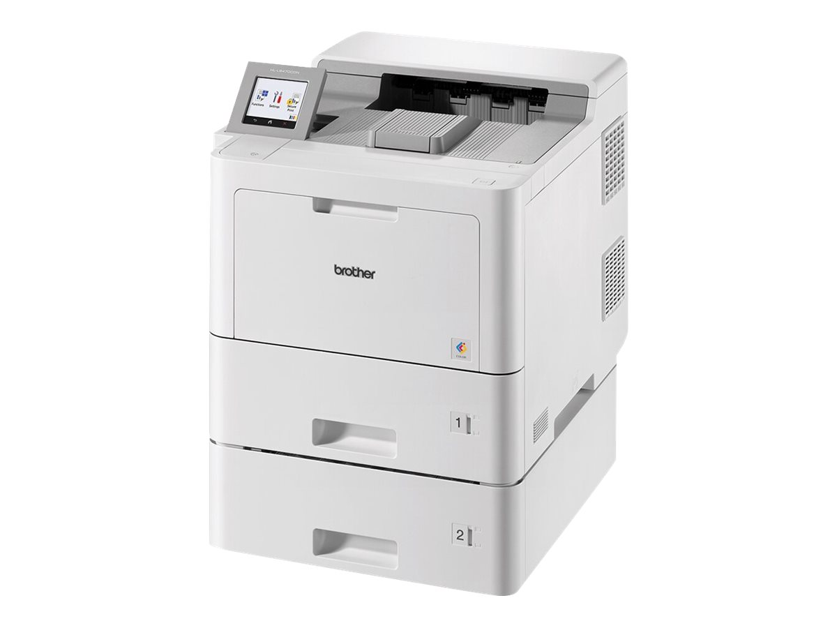 Brother HL-L9470CDNT - Printer - farve - Duplex - laser - A4/Legal - 2400 x 600 dpi - op til 40 spm (mono) / op til 40 spm (farve) - kapacitet: 1120 ark - USB 2.0, USB 2.0 vært, Gigabit LAN, NFC