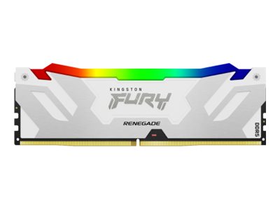 Kingston FURY Renegade RGB DDR5-6400 - 32GB - CL32 - Dual Channel (2 pcs) - Intel XMP - Hvid med RGB