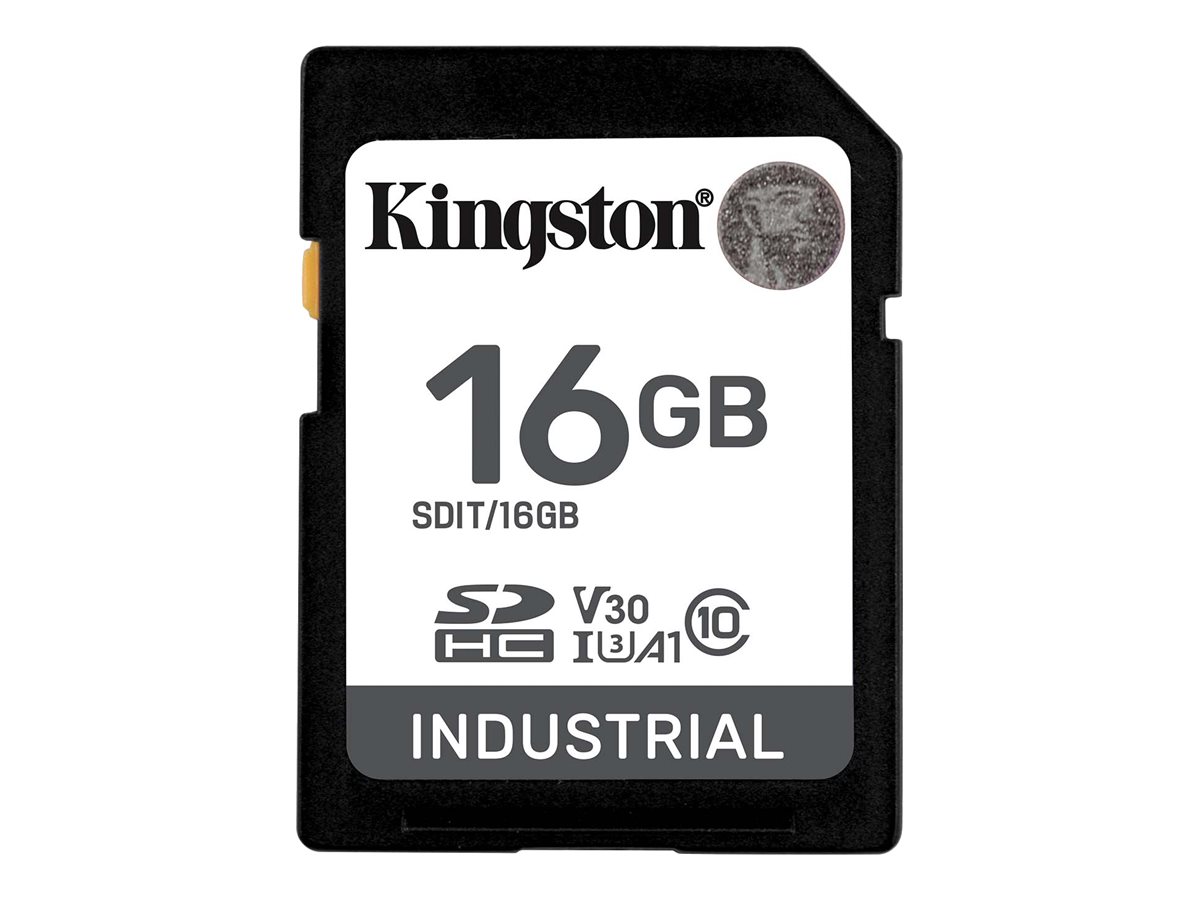Kingston 16G SDHC Industrial pSLC  Class10, UHS-I,U3,V30, A1 SD-Card