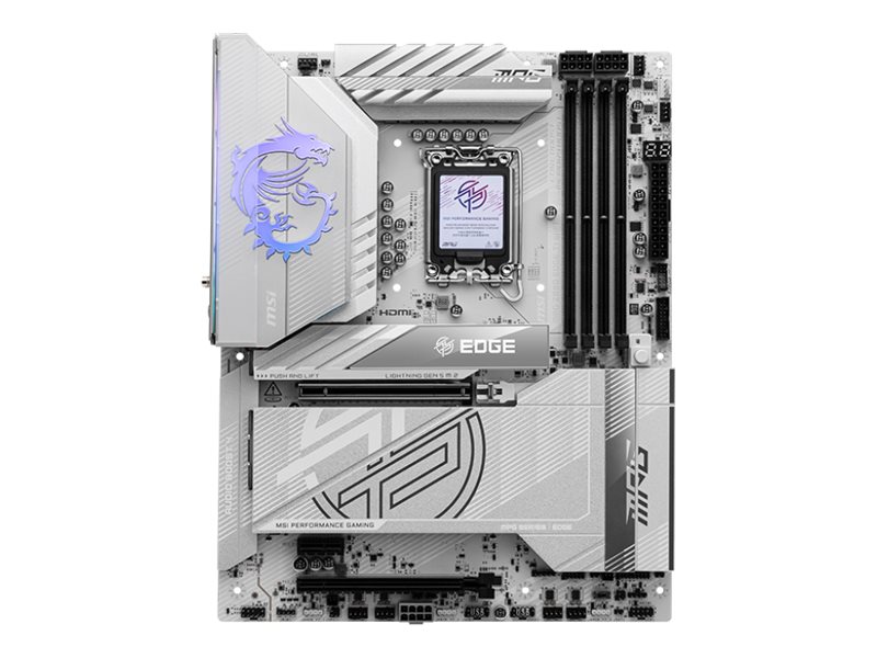 MSI MPG Z890 EDGE TI WIFI Bundkort - Intel Z890 - Intel LGA1851 socket - DDR5 RAM - ATX