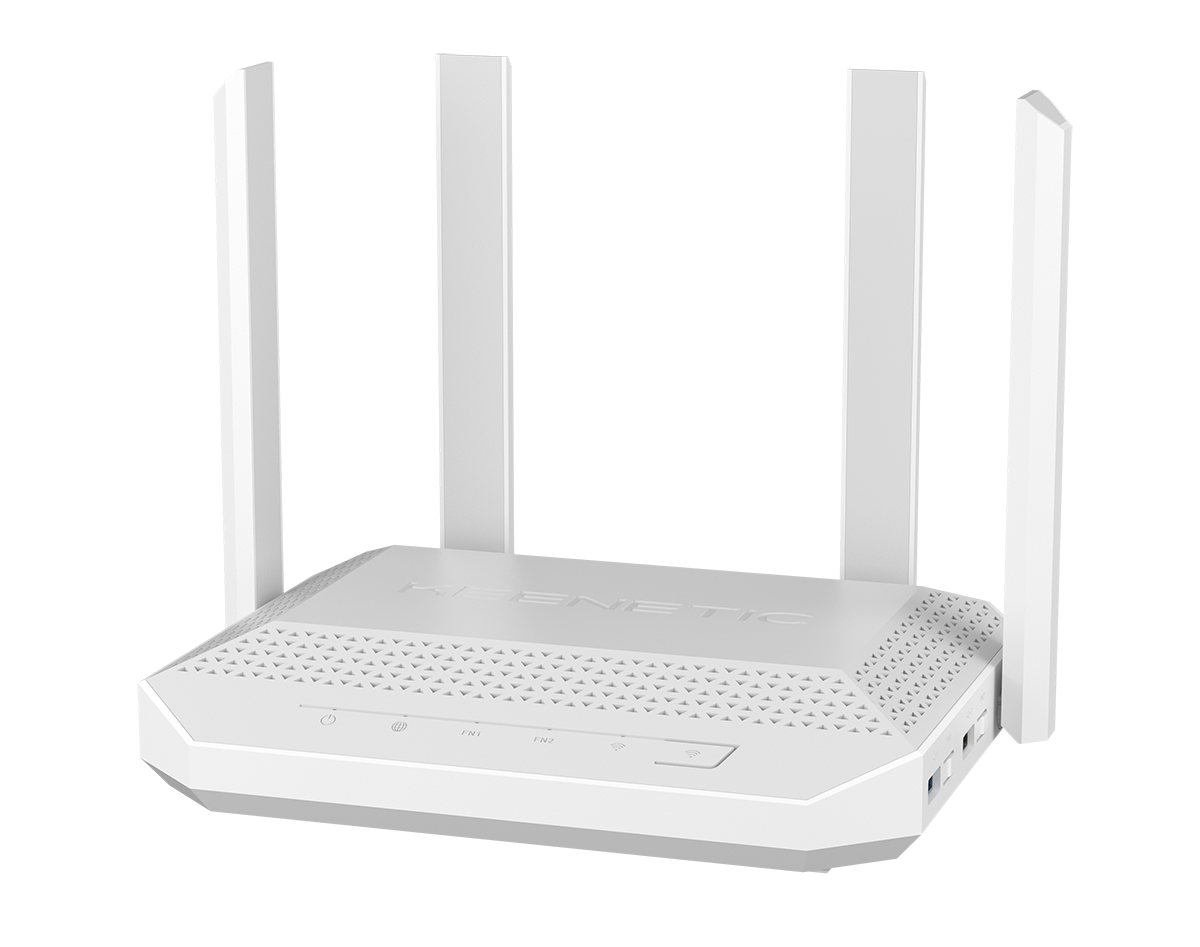 Keenetic Hero AX3000 Mesh Wi‑Fi 6 router - 2,5G WAN/LAN, 4x Gigabit, SFP-combo, USB 2.0/3.0