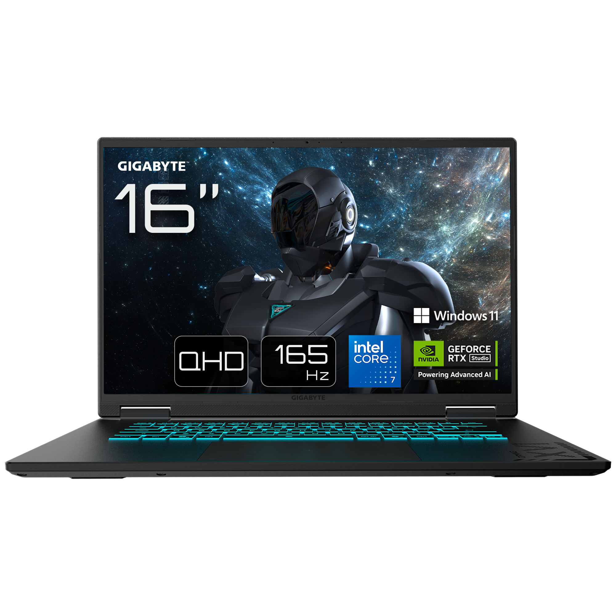 GIGABYTE GAMING A16 PRO DYHG5DECC4SH laptop 16" 2560 x 1600 240H 32GB 1TB Intel Graphics Windows 11 Home