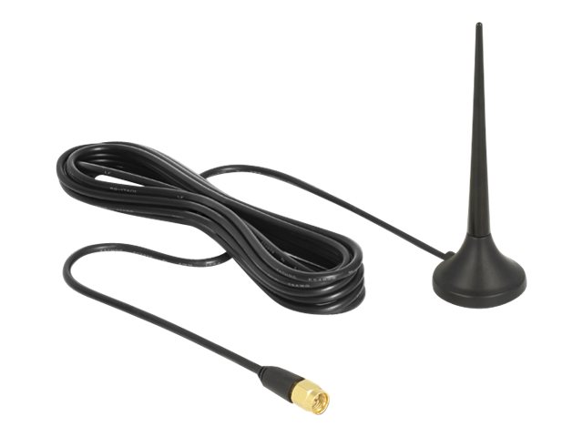 DeLOCK LTE/GSM/UMTS Antenna SMA plug 3dBi fixed omnidirectional