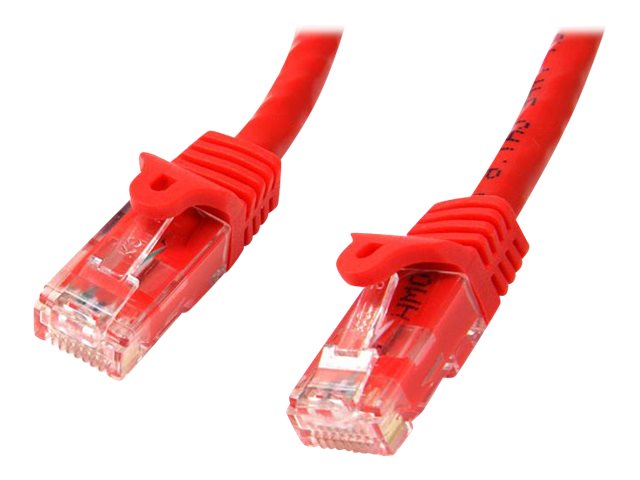 StarTech.com 5m CAT6 Cable - Red Snagless CAT 6 Wire - 100W RJ45 UTP 650MHz Category 6 Network Patch Cord UL/TIA (N6PATC5MRD) CAT 6 Ikke afskærmet