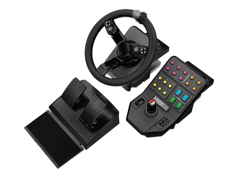 Logitech Heavy Equipment Bundle - Farming Simulator Rat/Pedal - GEEKD.dk