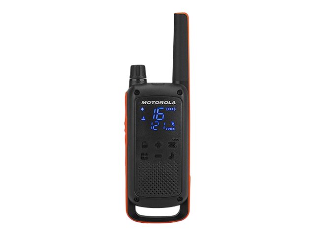 Motorola Talkabout T82 - Transportabel - tovejs radio - PMR - 446 MHz - 16 kanaler - sort, orange (pakke med 2)