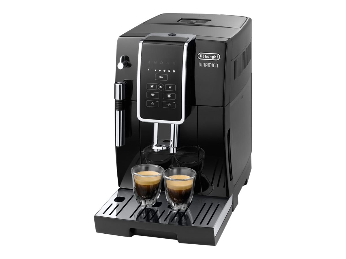 De'Longhi DINAMICA ECAM 350.15.B - Automatisk kaffemaskine med mælkeskummer - 15 bar - sort