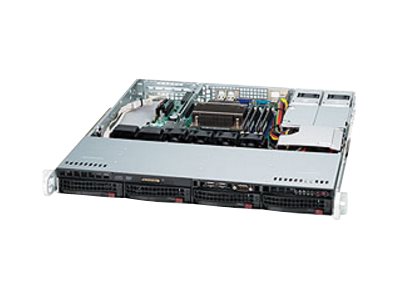 Supermicro SC813M FTQC-R407CB Rackversion ATX 400Watt Strømforsyning Sort