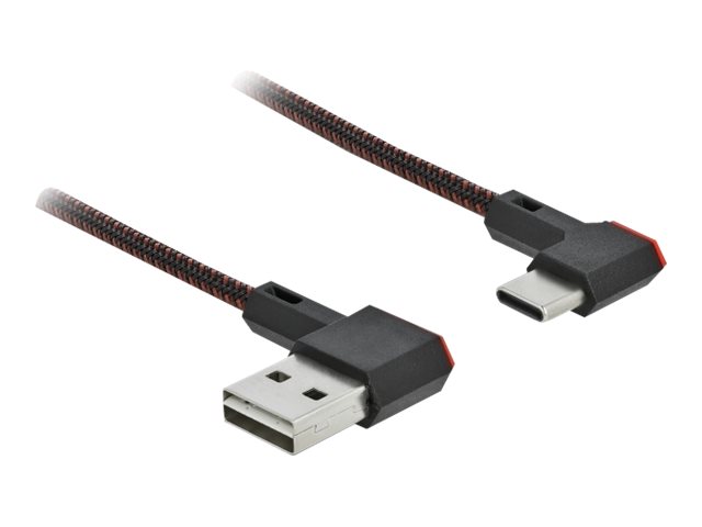 Delock Easy USB Type-C kabel 1.5m Sort Rød